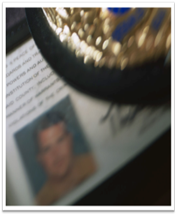 ID card and badge